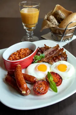 Hermitage Hotel Prague — breakfast buffet