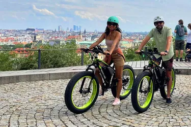 Fat tire ebike in Prague - guided tours and rental
Letna Park viewpoint