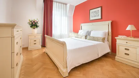 Prague view suite bedroom